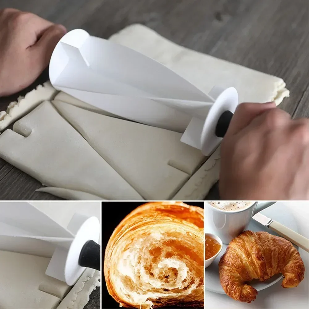 Kitchen Roller Baking - 1pc Croissant Teig Cutter Kunststoff Schnell