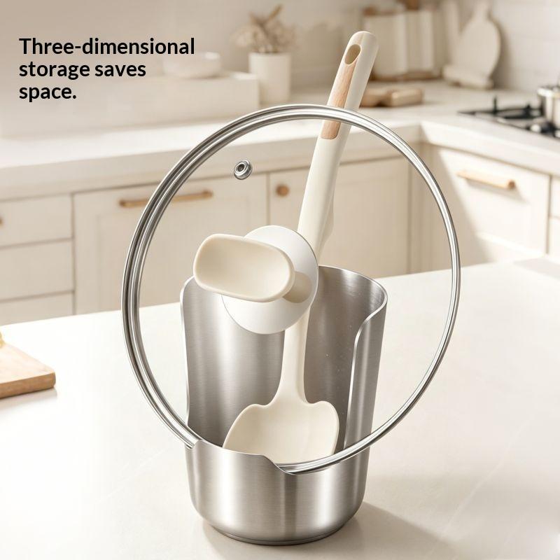 2-in-1 Edelstahl-Löffelablage  – Kitchen Baking Rack Bewertung und Preis
