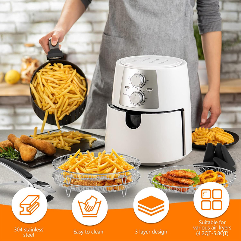 3-schichten Air Fryer Rack Sta – Kitchen Baking Rack Bewertung und Preis
