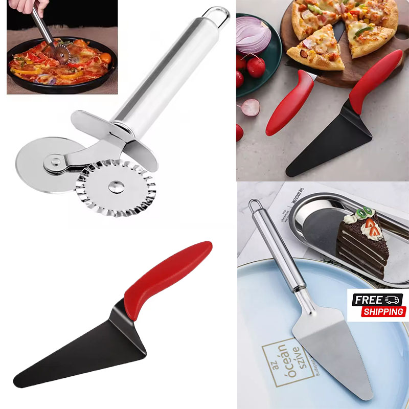 Edelstahl-Pizzaschneider, Rad- – Baking Kitchen Set Bewertung und Preis