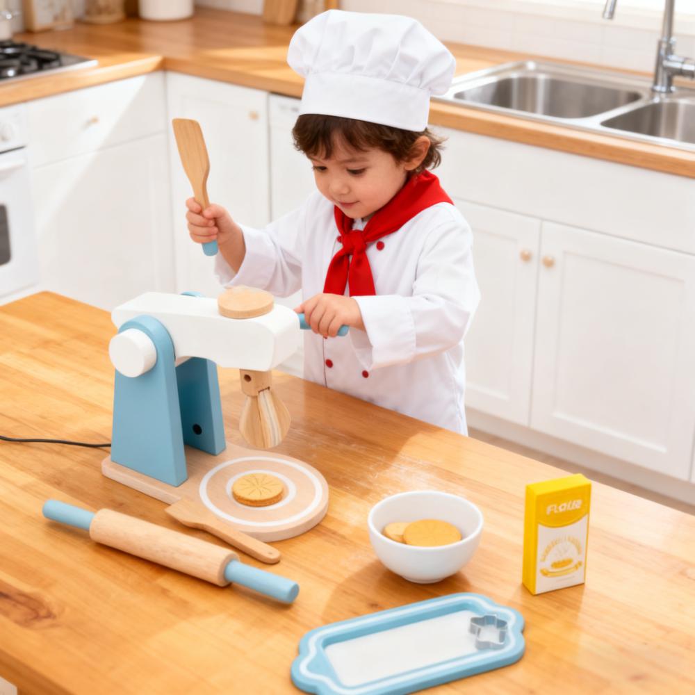 Hölzernes Pretend-Küchenspiels – Kitchen Kids Baking Set Bewertung und Preis